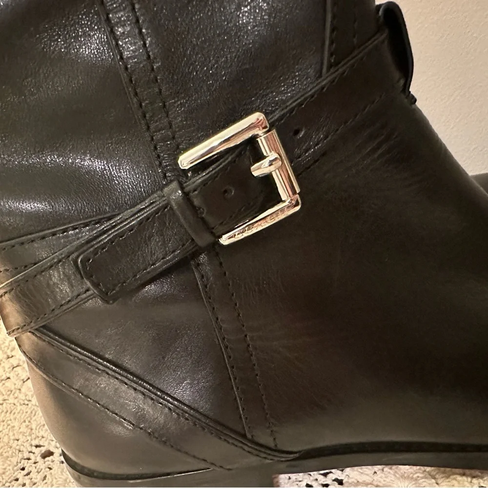 Mid-calf / knee high black Coach boots - Picture 6 of 7